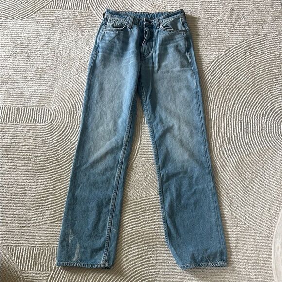 Rag & Bone Medium Blue Straight Jeans Classic Style - Picture 1 of 11